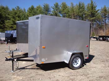 Integrity Stockade 5X8 Cargo Trailer Silver