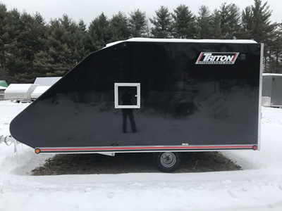 Triton TC128 snowmobile trailer
